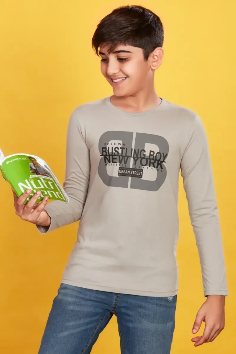 Printed Cotton T-shirt for Boy