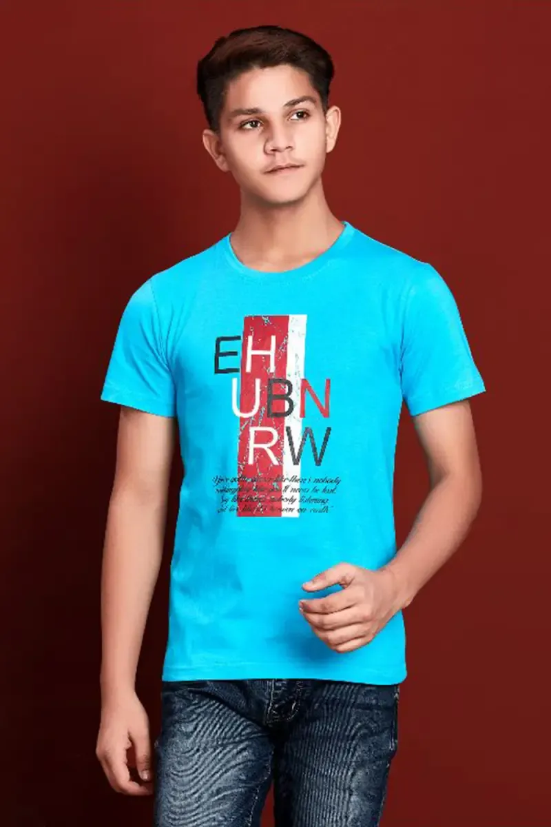 Boy's Printed Cotton T-shirt 