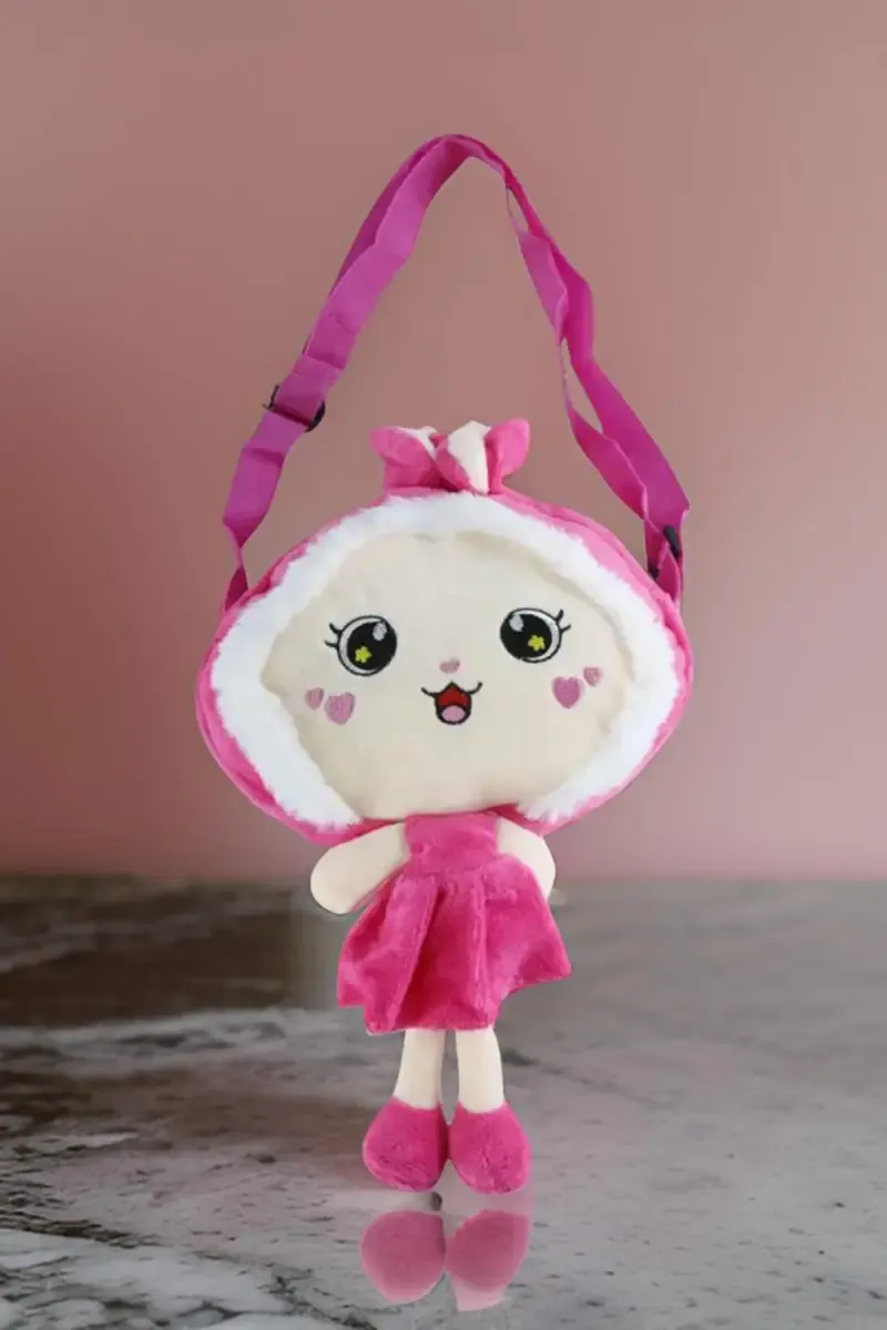 Cute Soft Doll Sling Bag for Girls