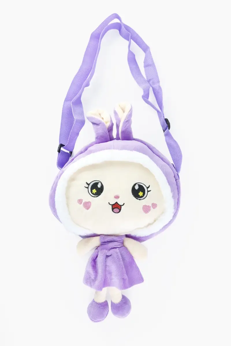 Cute Soft Doll Sling Bag for Girls
