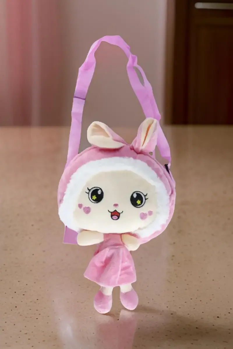Cute Soft Doll Sling Bag for Girls