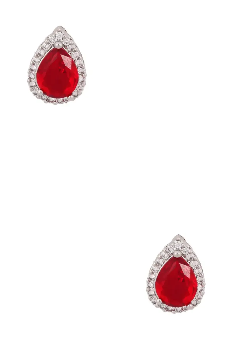 Teardrop Design Stud Earrings for Girls & Women 013962MAR1