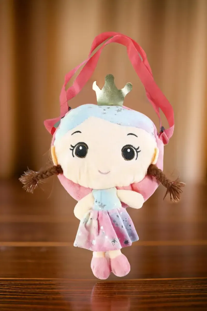 Cute Soft Doll Sling Bag for Girls
