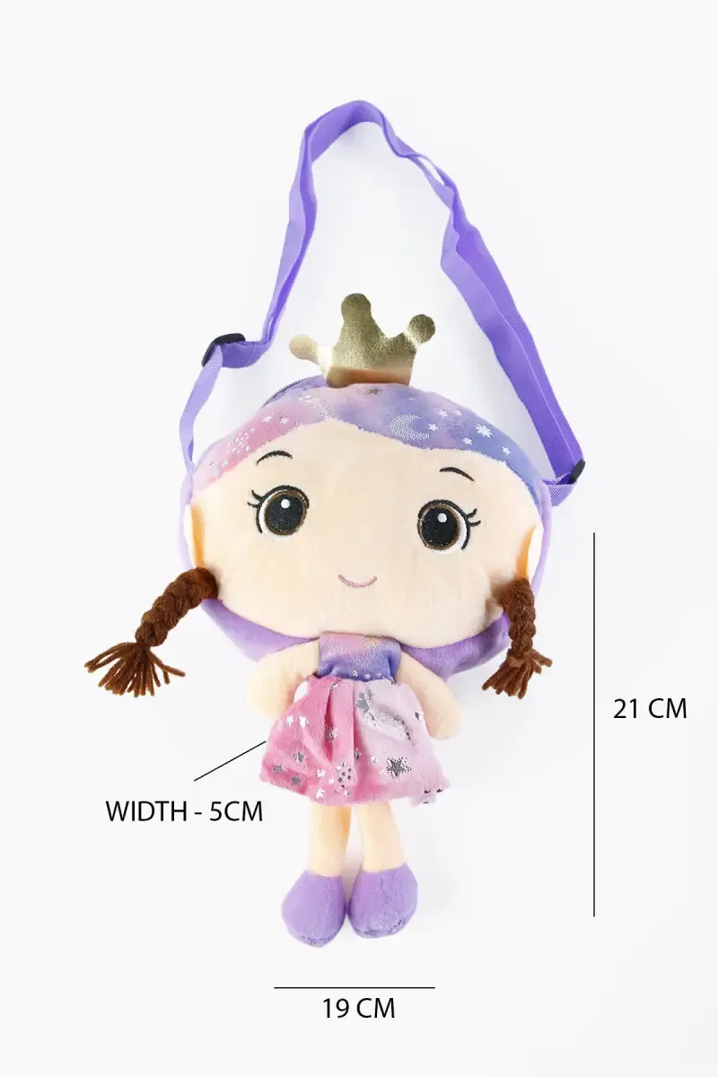 Cute Soft Doll Sling Bag for Girls