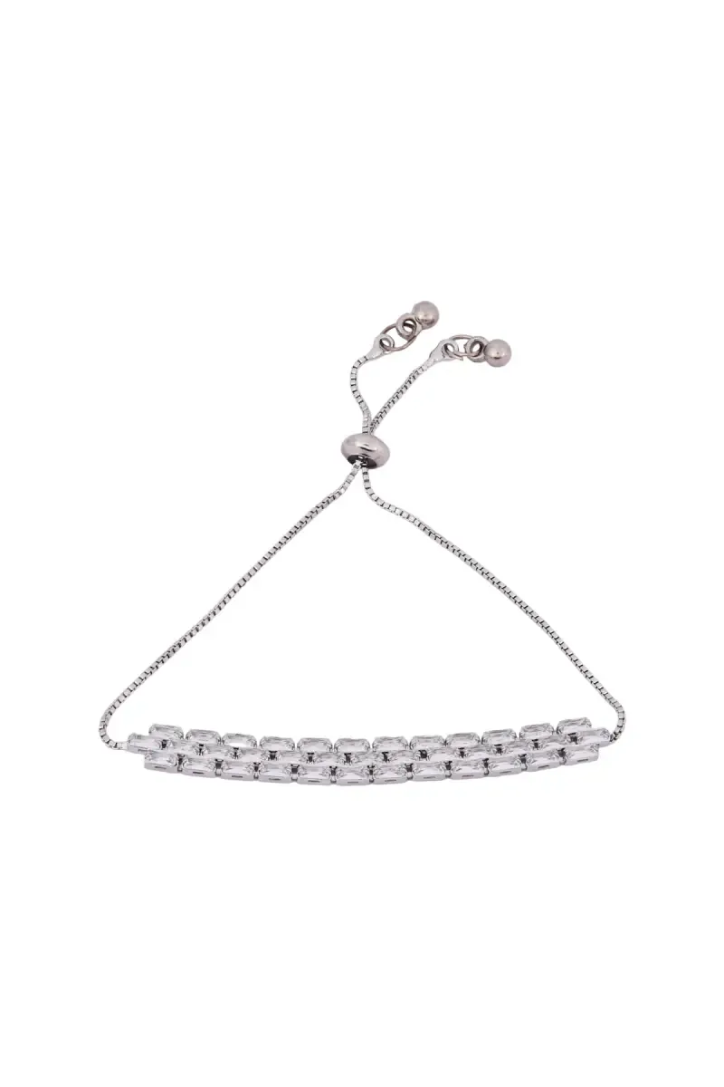Silver Plated Adjustable Bracelet for Girls & Women