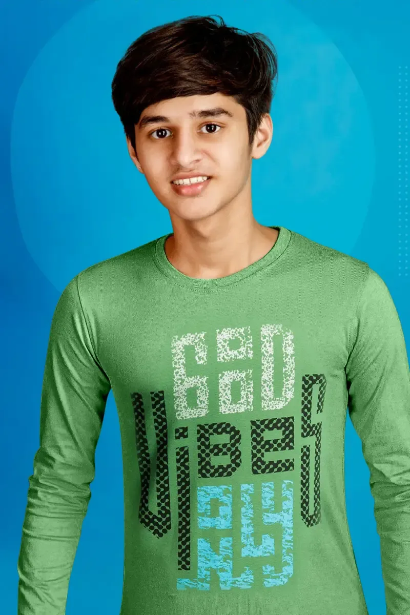 Boy's Cotton Printed T-shirt