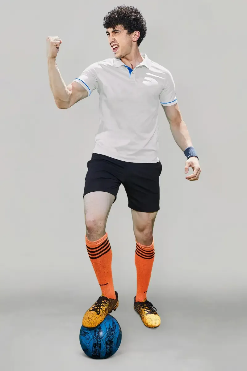 Men's Cotton Slim Fit Polo T-shirt 01428238GRE