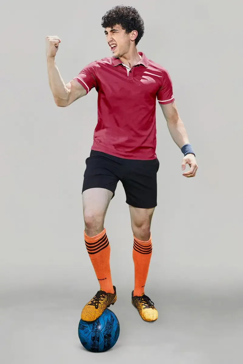Men's Cotton Slim Fit Polo T-shirt 01428238MAR