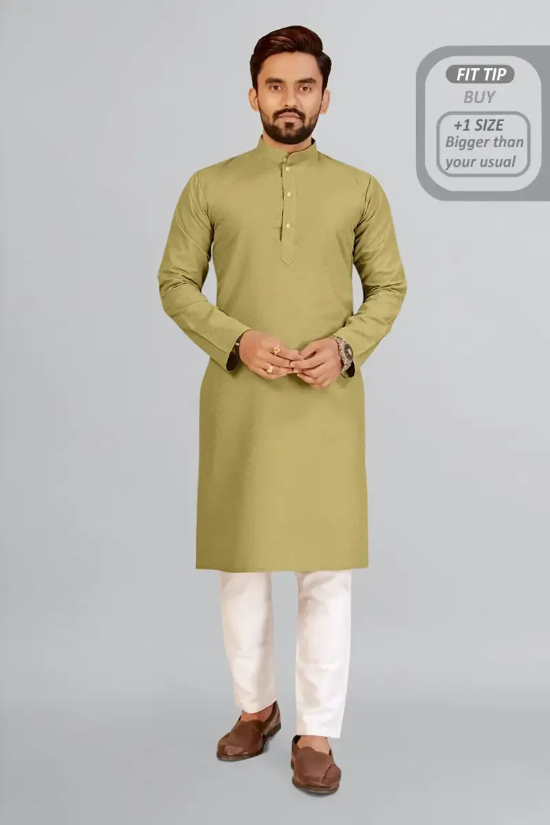 Cotton Rayon Dobby Kurta for Men 014299MGRESHE