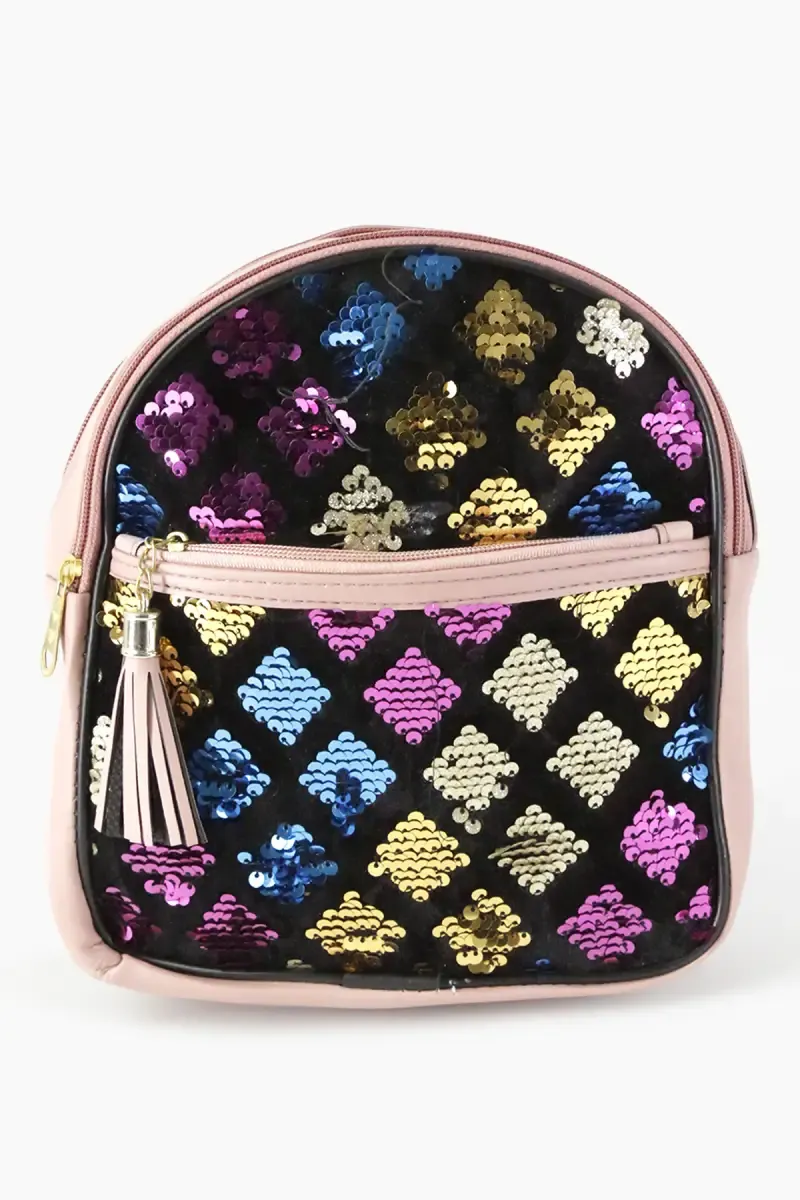 Girl's Sequin Mini Shoulder Backpack
