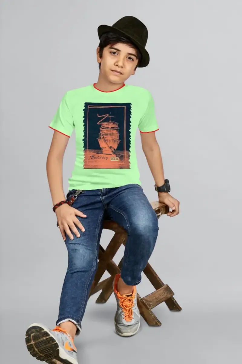Graphic Print T-shirt for Boy