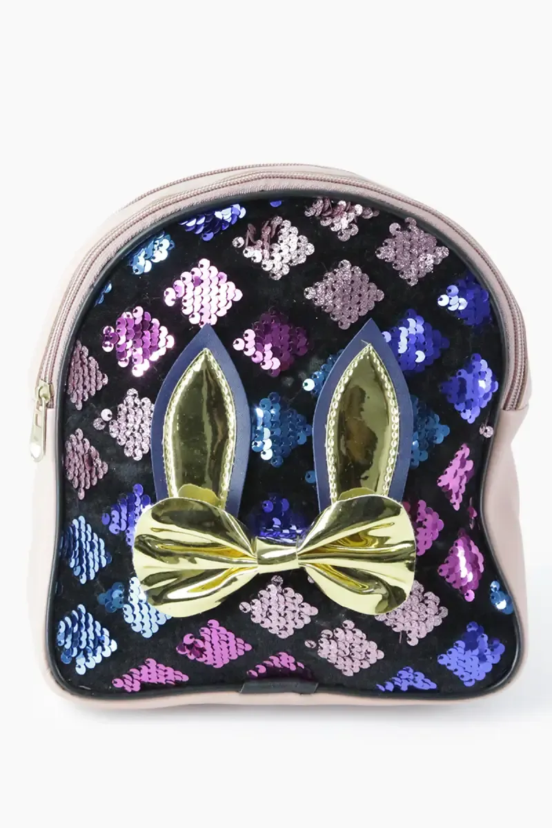 Girl's Sequin Shoulder Backpack 014441PIN