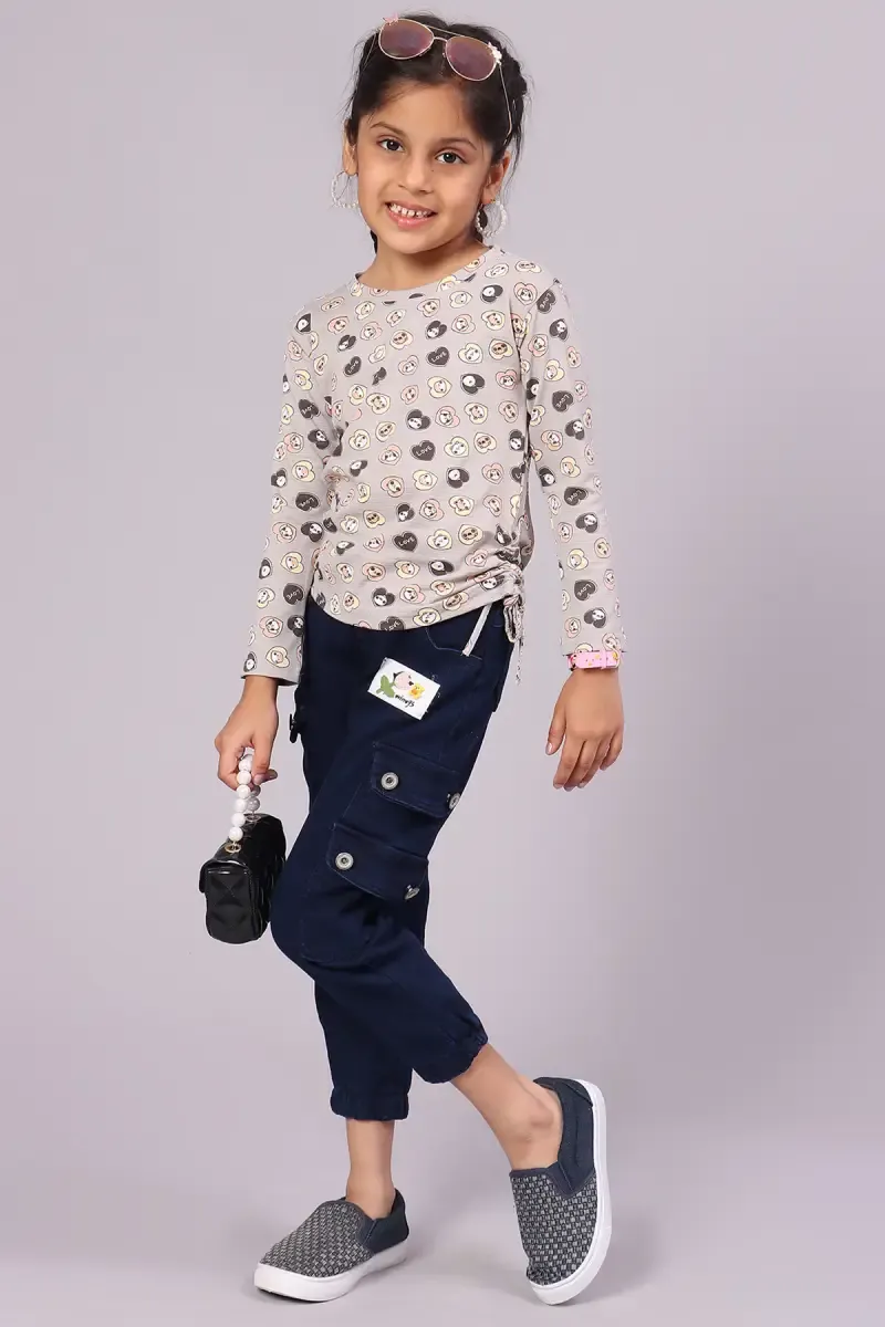 Cotton Printed T-Shirt for Girl (3 - 16 Yrs)