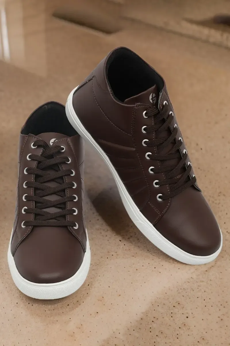 High Top Casual Snekers for Men 01471210BRO