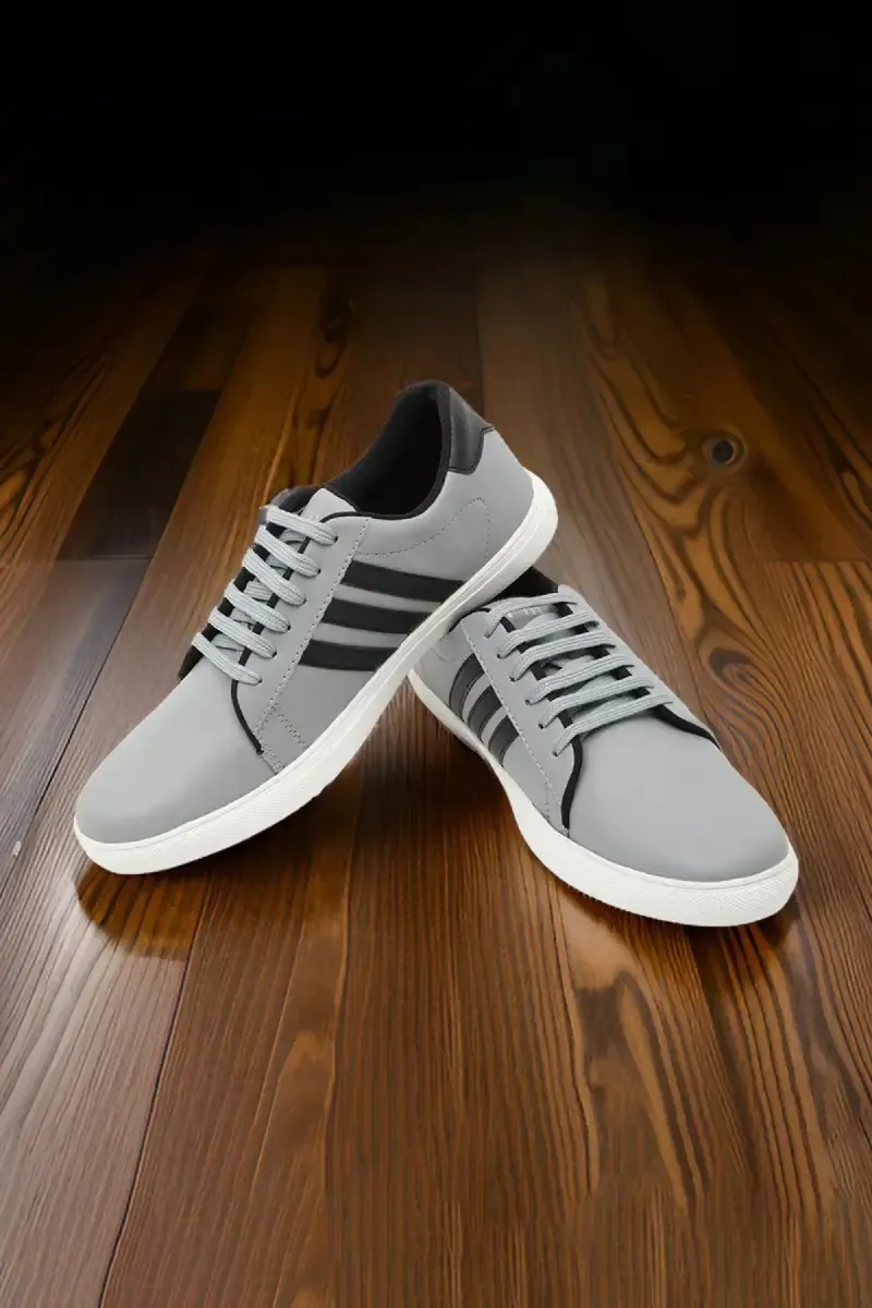 Breathable Lace-Up Sneakers for Men