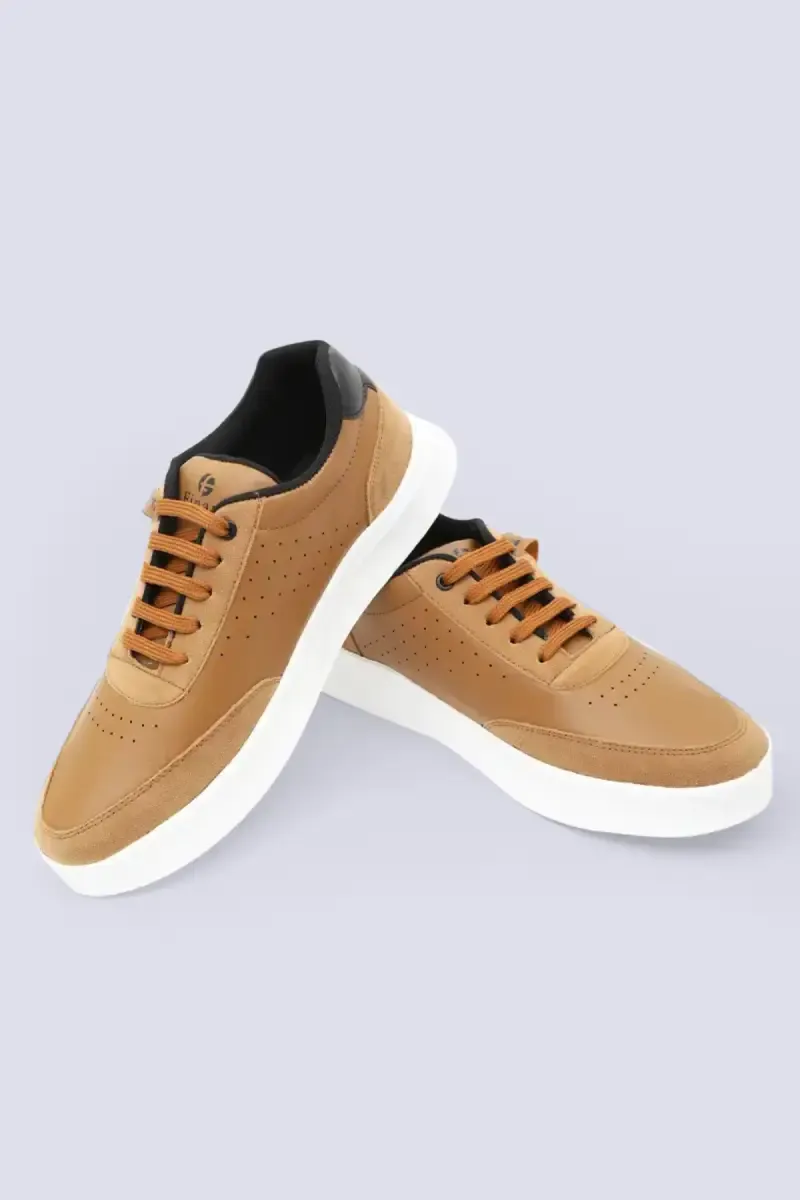 Lace-Up Casual Shoes for Men 0147238TAN