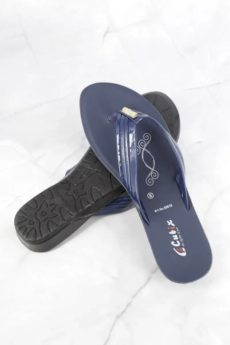Slip-On Slippers for Women 0147829BLU