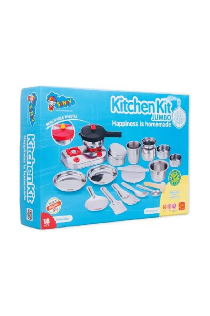 Jumbo Kitchen Kit for Kids - 18 Pcs