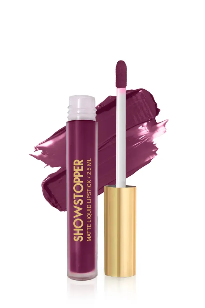 Show Stopper Matte Liquid Lipstick - 24gm (Mahogany)