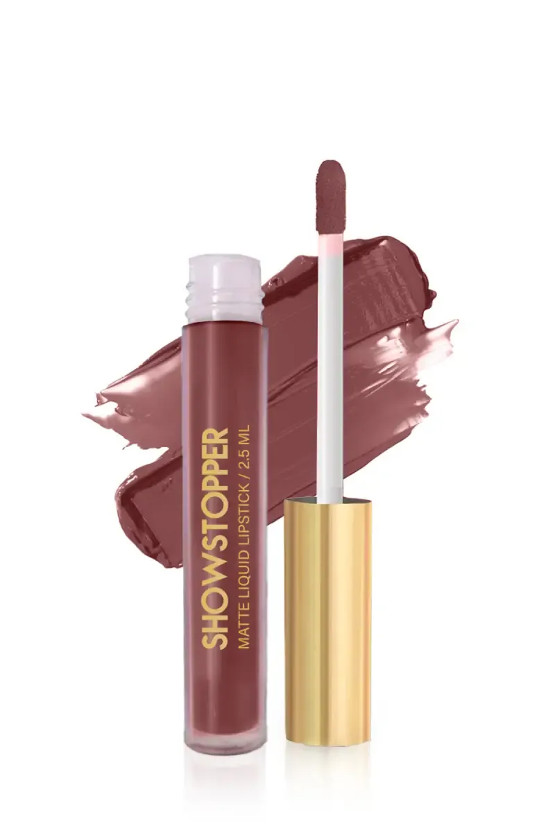 Show Stopper Matte Liquid Lipstick - 24gm (Raw Beet)