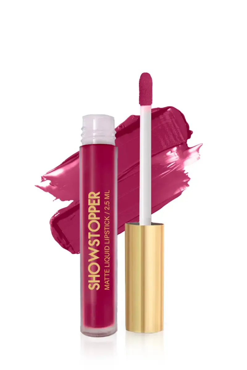 Show Stopper Matte Liquid Lipstick - 24gm (Spicy Tint)