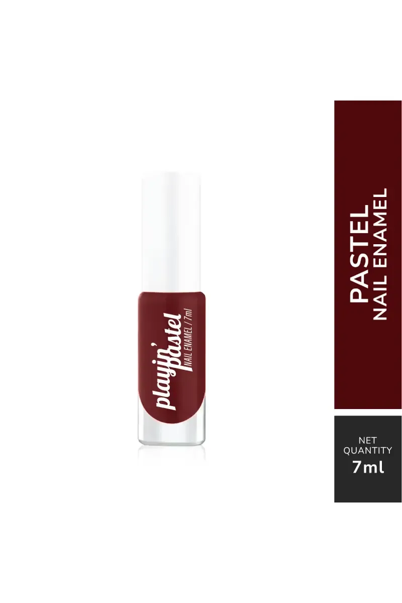 Playin' Pastel Nail Enamel - 7 ml (Burgundy)