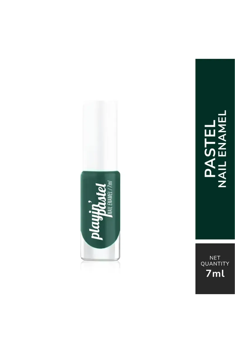 Playin' Pastel Nail Enamel - 7 ml (Dark Green)