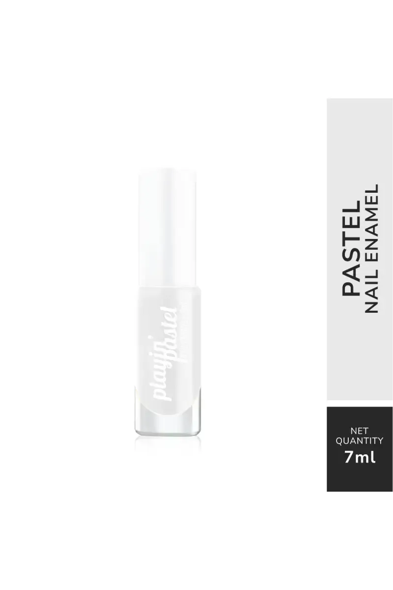 Playin' Pastel Nail Enamel - 7 ml (White)