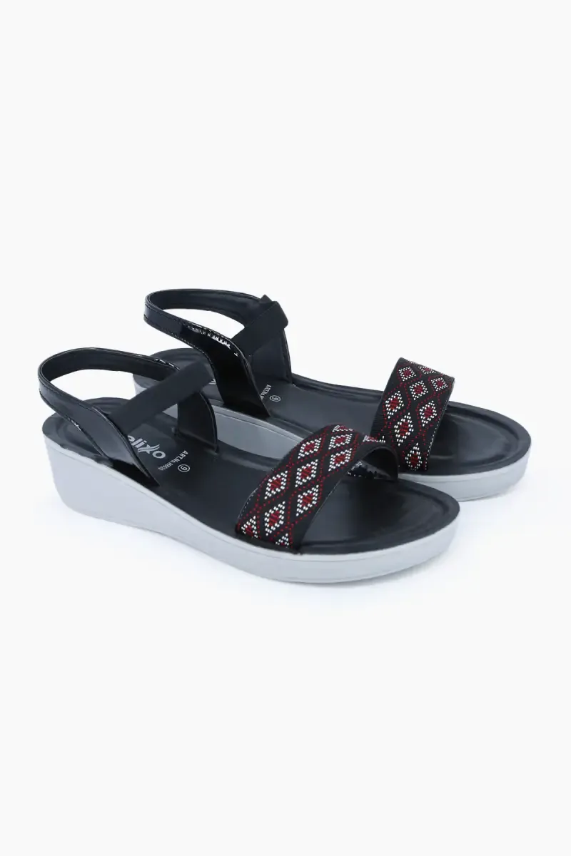 Women's Casual Ankle Strap Sandals 0150807BLA