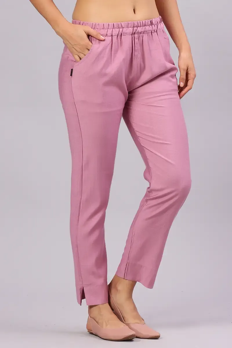 Polyester Solid Kurti Pant for Women 015178XXLMAG
