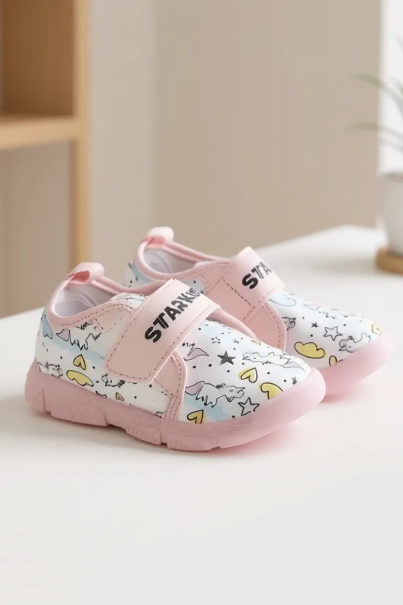 Girl's Casual Unicorn Printed Ballerinas 015493121MONPIN