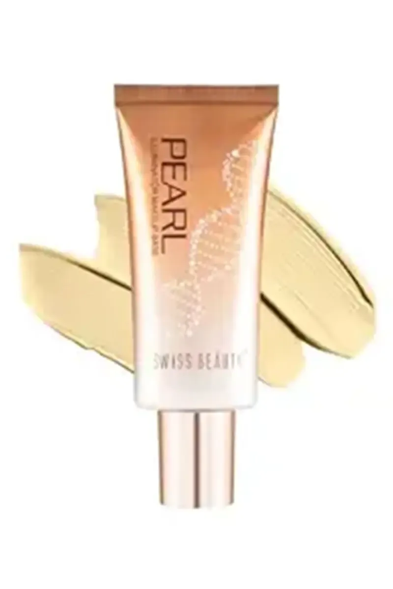 Swiss Beauty Pearl Illuminator Makeup Base Foundation - 35g (Golden Pink) 
