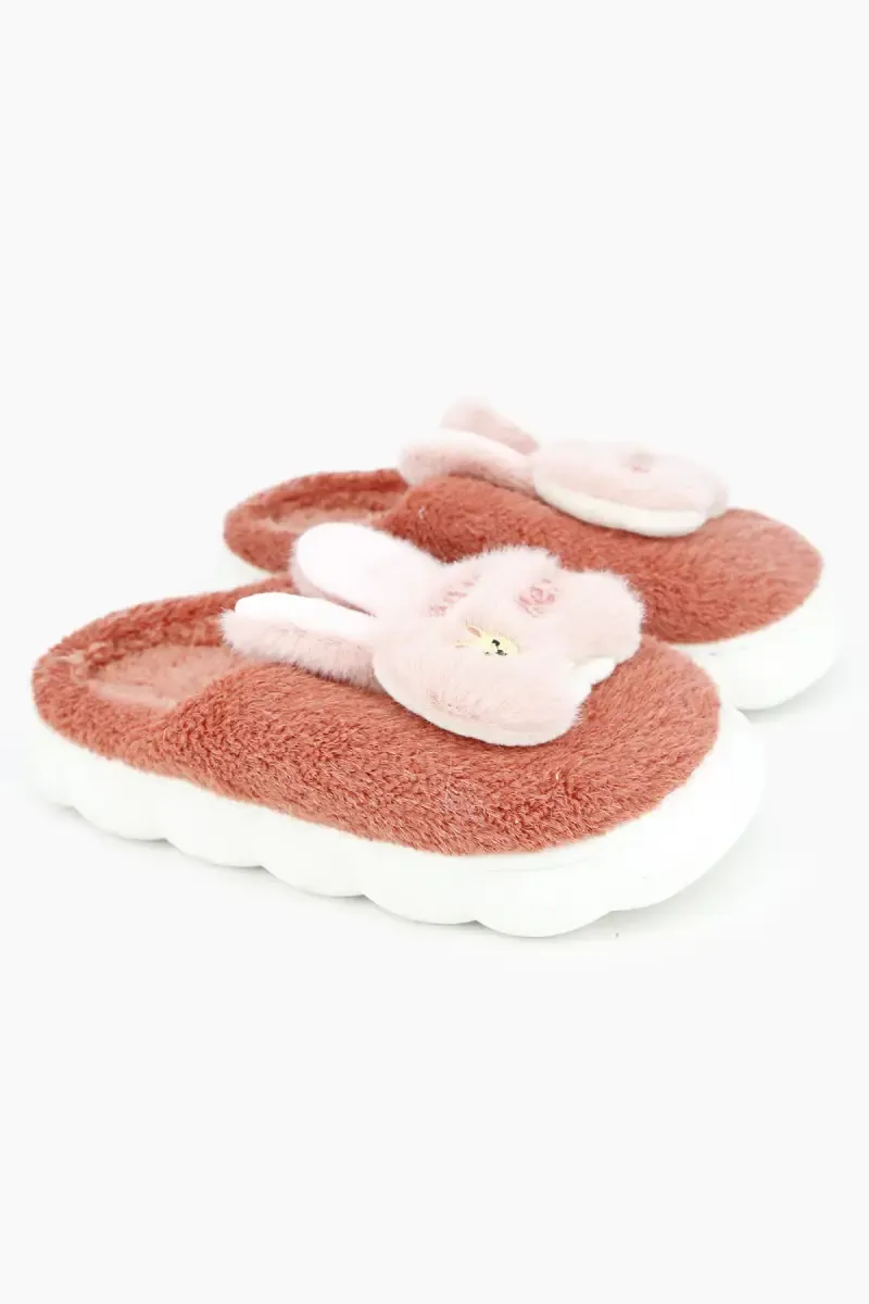 Slip-On Winter Bedroom Slippers for kids 015549131YRSRED