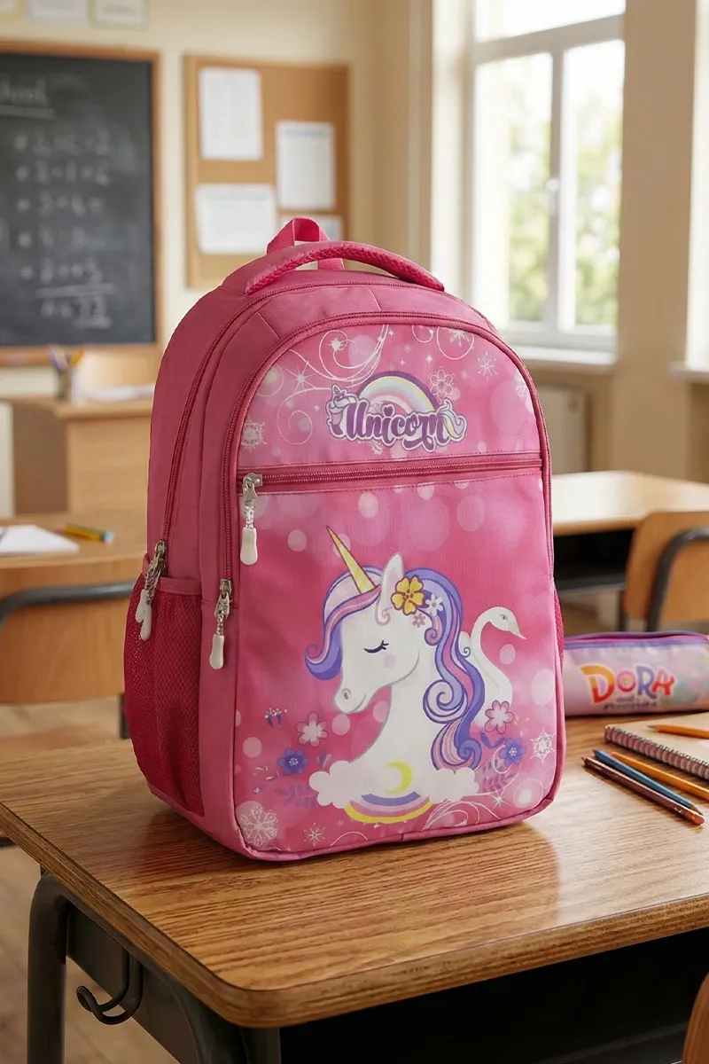 Unicorn Printed School bag for Kids 015567PIN