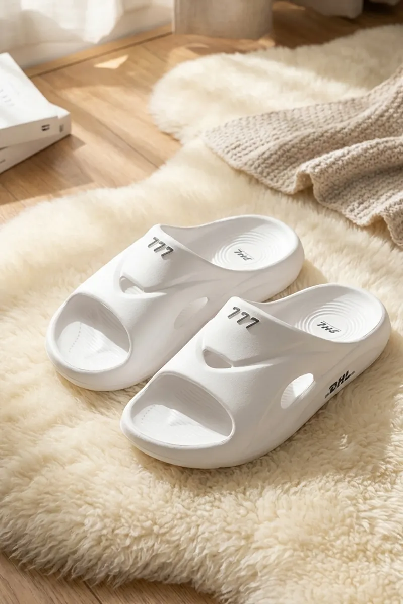 Casual Slip-On Slides for Men 0155929WHI