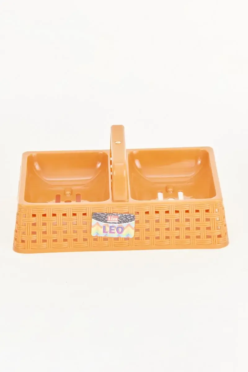 Liza Plastic 2 in 1 Soap Dish with Handle - 20 Cm 015893COFPLA