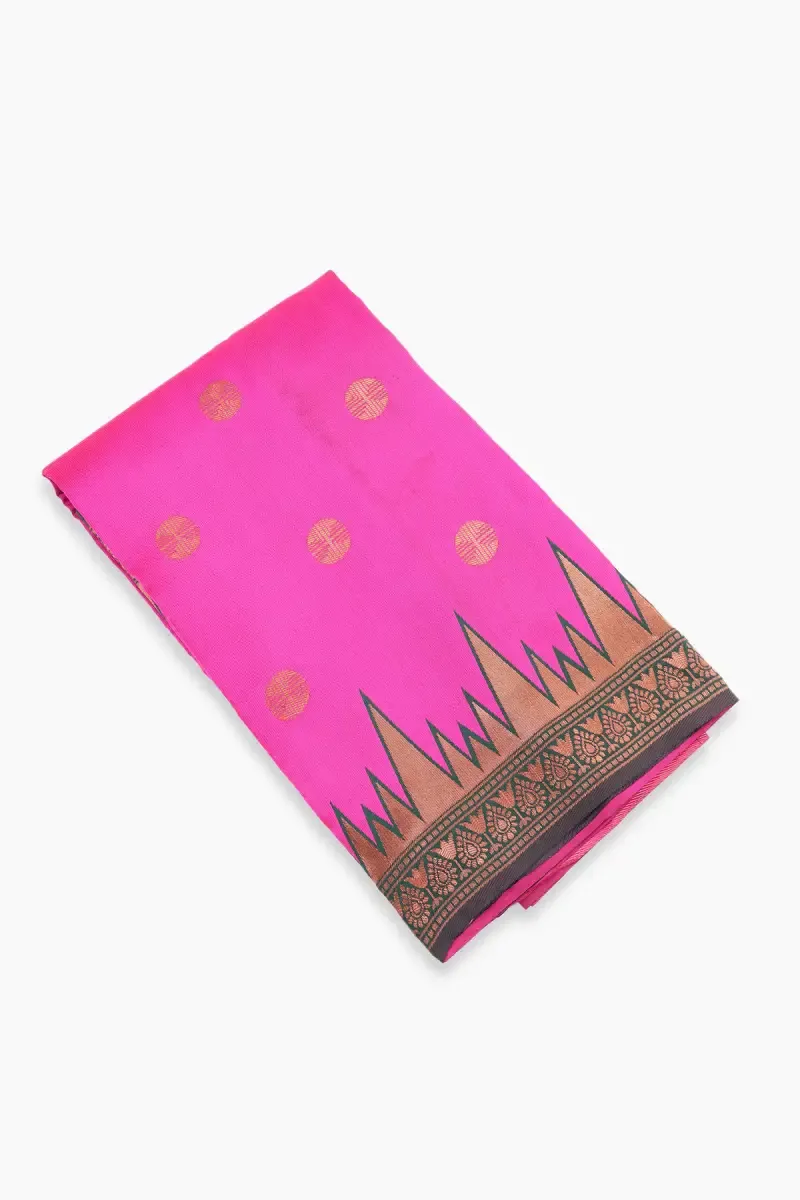 Polyester Printed Saree with Unstitched Blouse for Women