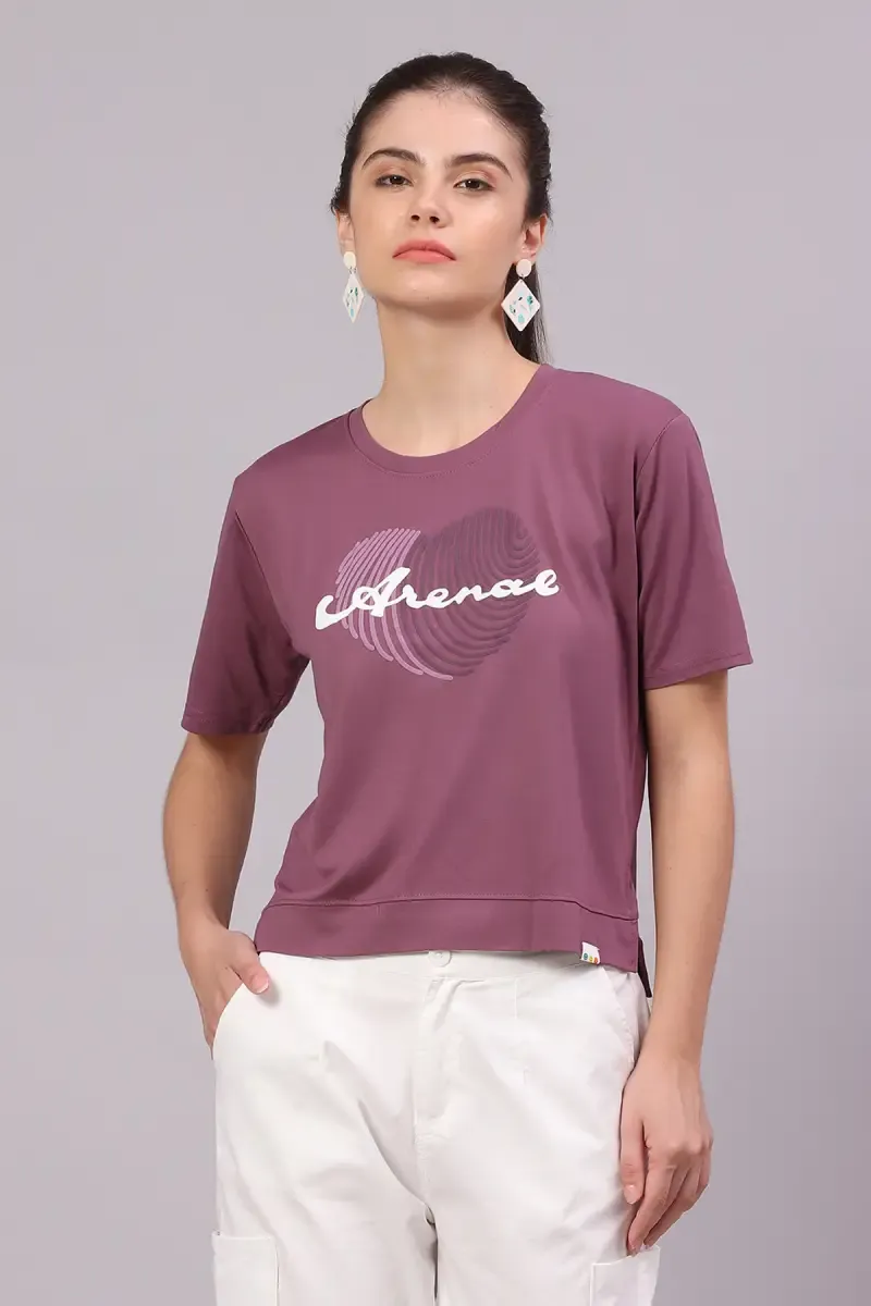 Cotton Lycra Printed T-Shirt for Women 016318FRESIZMAU