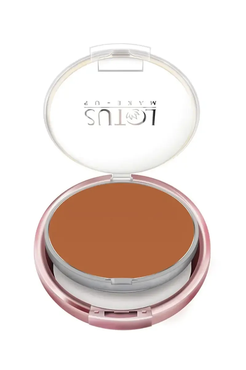 Lotus Make-Up Finish Pressed Powder - 9.5gm (Almond)