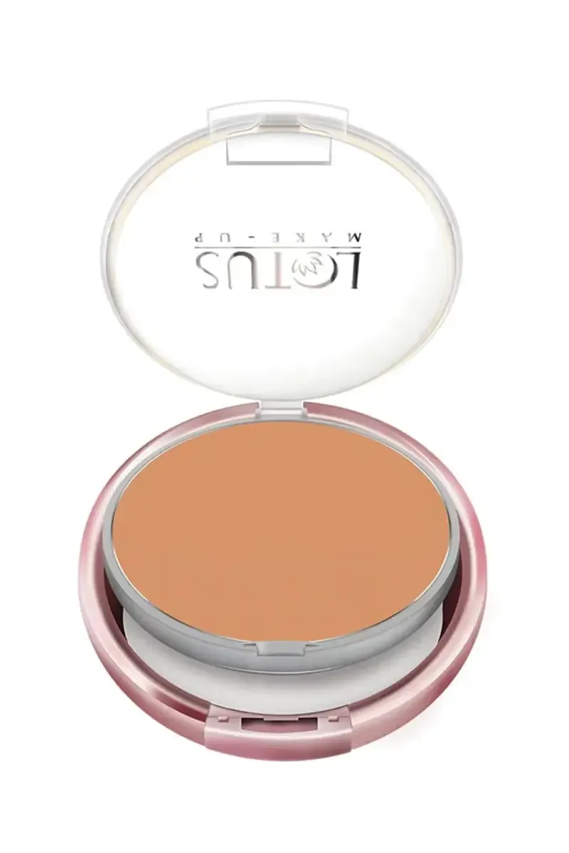 Lotus Make-Up Finish Pressed Powder - 9.5gm (Hazel)