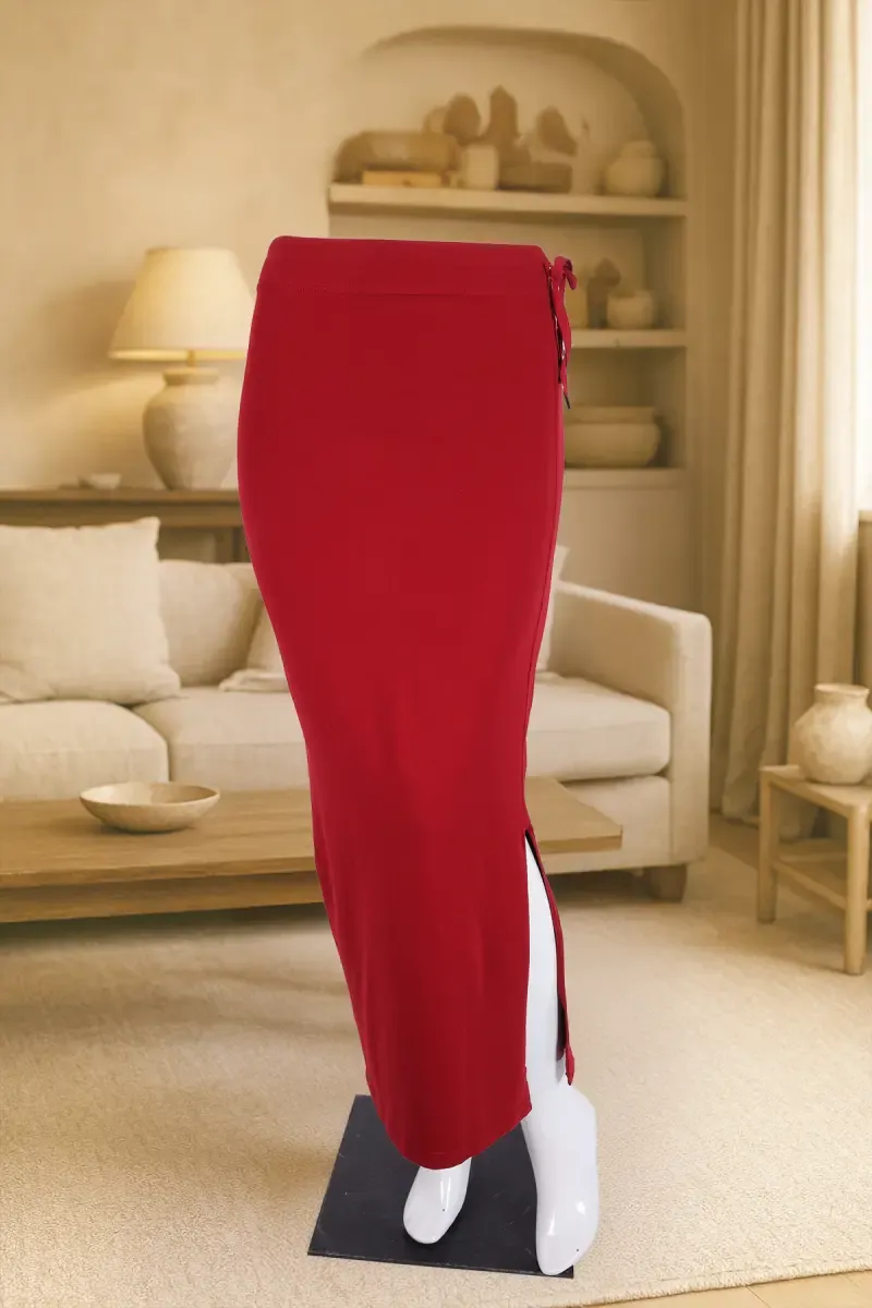 Cotton Lycra Solid Saree Shapewear for Women 016690MARXXL