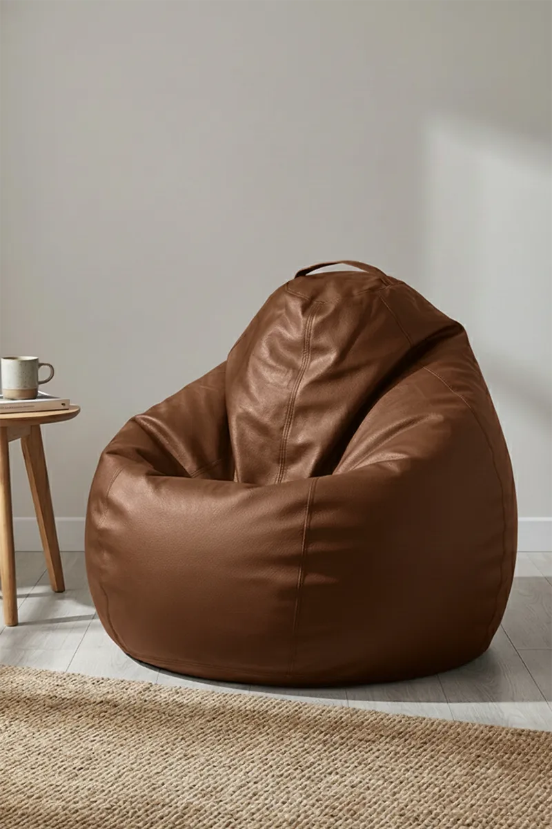 Stillo Teardrop Faux Leather Bean Bag Cover  - XL 