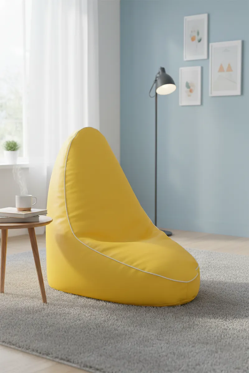 Couchette Slouch Gaming Chair Bean Bag Cover for Play Station -XXL (Without Fillers) 016734YELXXL