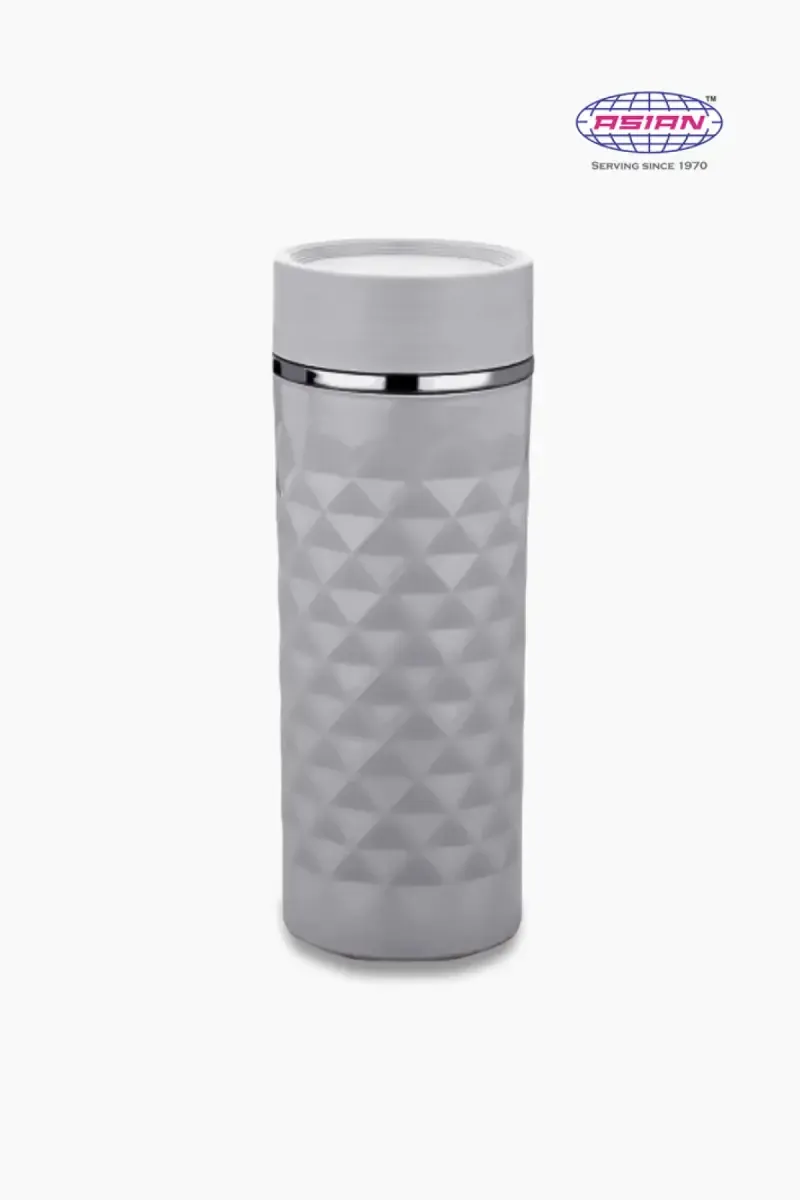 Asian Plastic & Stainless Steel Diamond Insulated Flask - 750ml 016741GRE750ML2