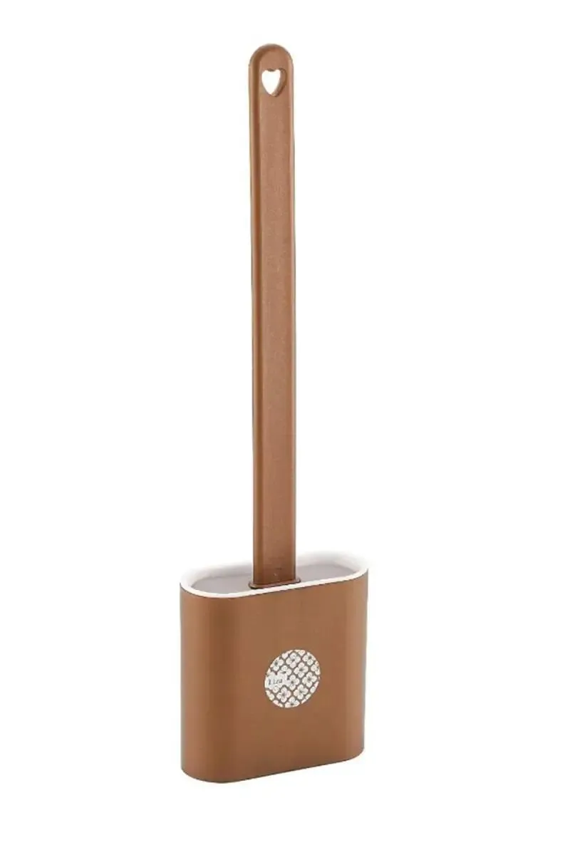 Liza Plastic Toilet Brush with Holder - 36 Cm