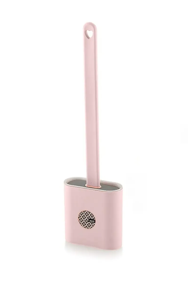 Liza Plastic Toilet Brush with Holder - 36 Cm