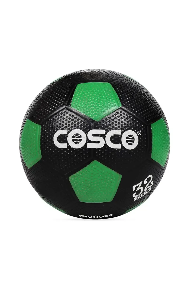 Cosco Thunder Football (Black, Green)- Size 5