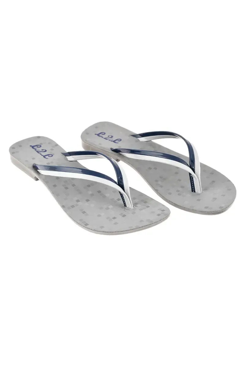 Slip-On Flat Slippers for Women 01699138BLU