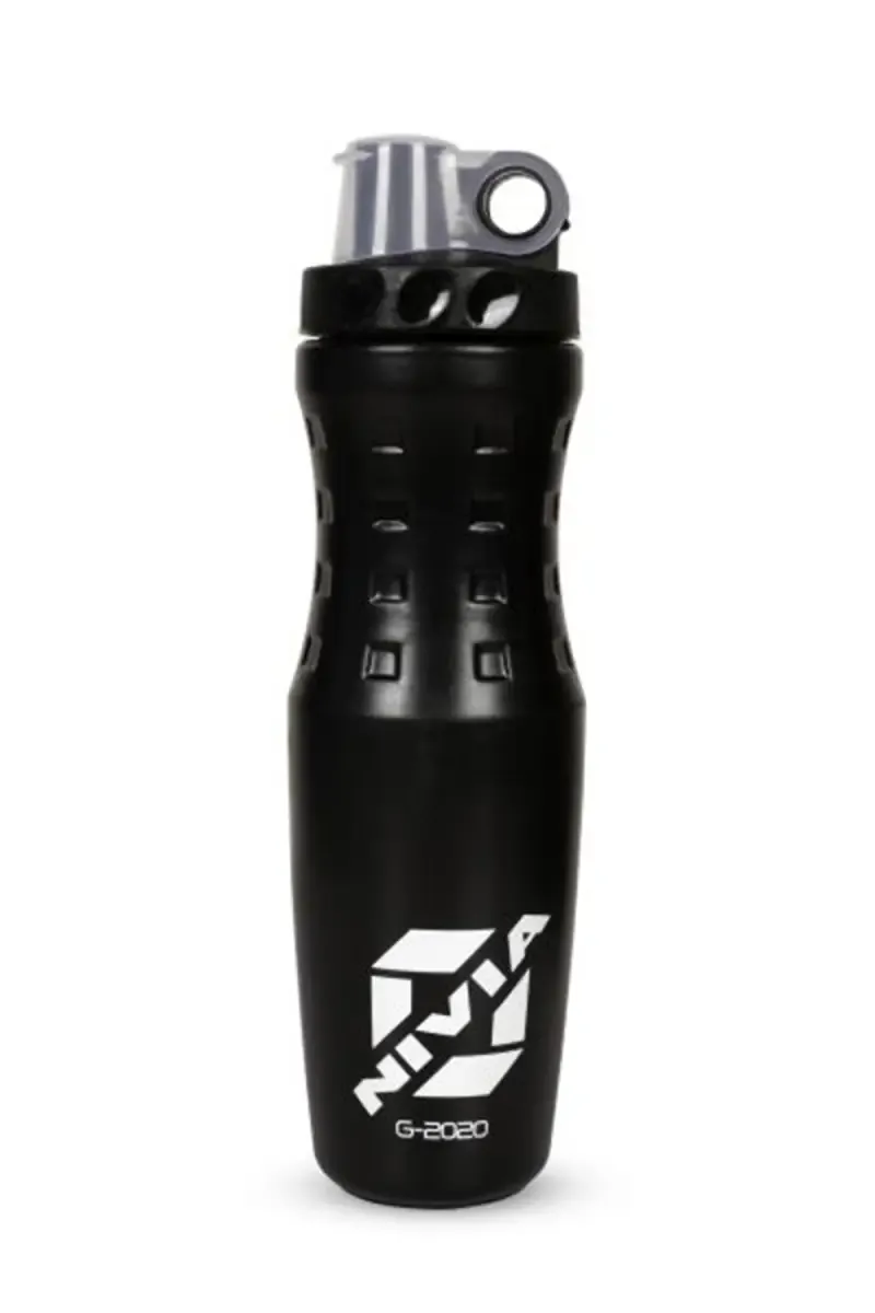 Nivia G 20-20 Sipper Bottle (Black, pack of 1) - 600 ml