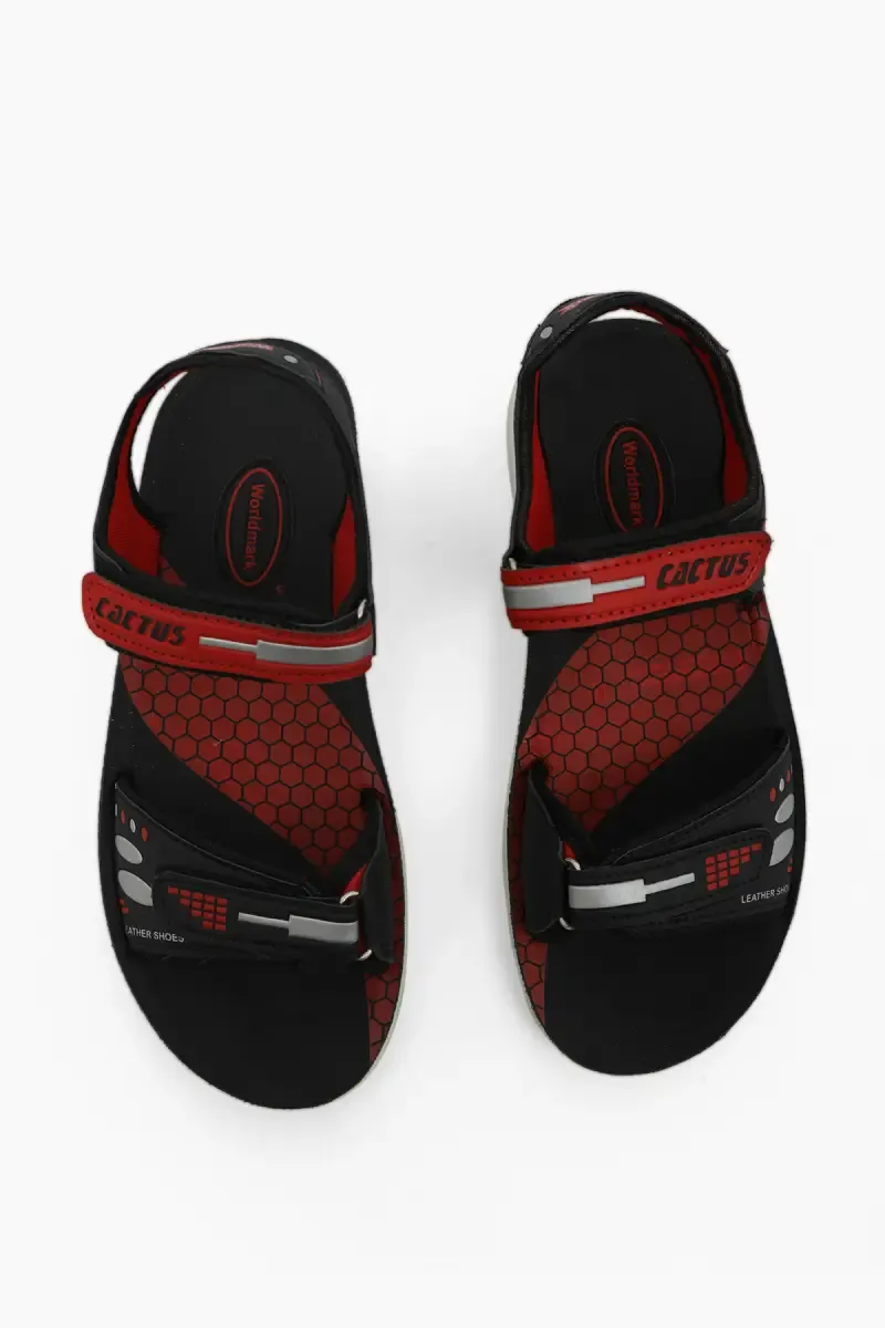 Boy's Hook & Loop Outdoor Sandals 0170929YRSBLA